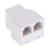 ADAPTOR TELEFONIC 6P4C MAMA - 2X 6P4C MAMA EuroGoods Quality