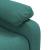 Fotoliu rabatabil electric, verde închis, material textil GartenMobel Dekor