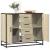 Dulap, stejar sonoma, 92x35x76 cm, lemn prelucrat GartenMobel Dekor
