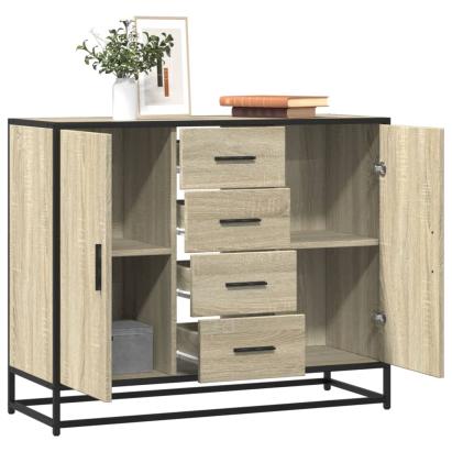 Dulap, stejar sonoma, 92x35x76 cm, lemn prelucrat GartenMobel Dekor