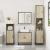 Set mobilier de baie, 2 piese, stejar sonoma, lemn prelucrat GartenMobel Dekor