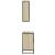 Set mobilier de baie, 2 piese, stejar sonoma, lemn prelucrat GartenMobel Dekor