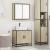 Set mobilier de baie, 2 piese, stejar sonoma, lemn prelucrat GartenMobel Dekor