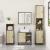Set mobilier de baie, 2 piese, stejar sonoma, lemn prelucrat GartenMobel Dekor