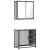 Set mobilier de baie, 2 piese, gri sonoma, lemn prelucrat GartenMobel Dekor