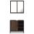 Set mobilier de baie, 2 piese, stejar maro, lemn prelucrat GartenMobel Dekor