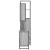 Set mobilier de baie, 3 piese, gri sonoma, lemn prelucrat GartenMobel Dekor