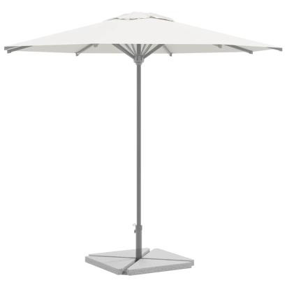Plăci de greutate umbrelă, 4 buc., gri, 14 kg, granit, triunghi GartenMobel Dekor