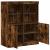 Dulap, stejar fumuriu, 81x37x100 cm, lemn compozit GartenMobel Dekor