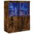 Dulap, stejar fumuriu, 81x37x100 cm, lemn compozit GartenMobel Dekor