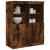 Dulap, stejar fumuriu, 81x37x100 cm, lemn compozit GartenMobel Dekor