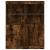 Dulap, stejar fumuriu, 81x37x100 cm, lemn compozit GartenMobel Dekor