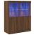 Dulap, stejar maro, 81x37x100 cm, lemn prelucrat GartenMobel Dekor