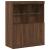 Dulap, stejar maro, 81x37x100 cm, lemn prelucrat GartenMobel Dekor