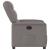 Fotoliu rabatabil, gri taupe, material textil GartenMobel Dekor