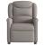 Fotoliu rabatabil, gri taupe, material textil GartenMobel Dekor