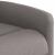 Fotoliu de masaj rabatabil, gri taupe, material textil GartenMobel Dekor