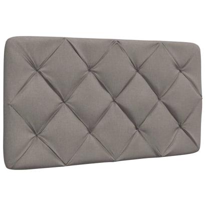 Pernă pentru tăblie de pat, gri taupe, 90 cm, material textil GartenMobel Dekor