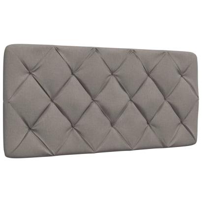 Pernă pentru tăblie de pat, gri taupe, 100 cm, material textil GartenMobel Dekor