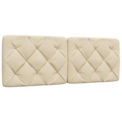 Pernă pentru tăblie de pat, crem, 120 cm, material textil GartenMobel Dekor