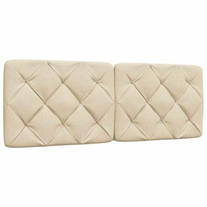 Pernă pentru tăblie de pat, crem, 140 cm, material textil GartenMobel Dekor