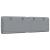 Pernă tăblie de pat, gri deschis, 160 cm, material textil GartenMobel Dekor