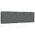 Pernă pentru tăblie de pat, gri închis, 140 cm, material textil GartenMobel Dekor