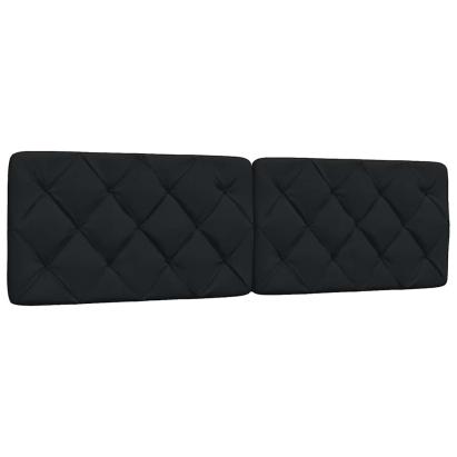 Pernă pentru tăblie de pat, negru, 180 cm, material textil GartenMobel Dekor