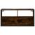 Dulap TV stejar fumuriu, 80x31x39,5 cm, lemn prelucrat și metal GartenMobel Dekor