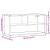 Dulap TV, stejar maro, 80x31x39,5 cm, lemn prelucrat și metal GartenMobel Dekor