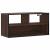 Dulap TV, stejar maro, 80x31x39,5 cm, lemn prelucrat și metal GartenMobel Dekor