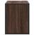 Dulap TV, stejar maro, 80x31x39,5 cm, lemn prelucrat și metal GartenMobel Dekor