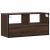 Dulap TV, stejar maro, 80x31x39,5 cm, lemn prelucrat și metal GartenMobel Dekor