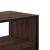 Dulap TV, stejar maro, 80x31x39,5 cm, lemn prelucrat și metal GartenMobel Dekor