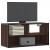 Dulap TV, stejar maro, 80x31x39,5 cm, lemn prelucrat și metal GartenMobel Dekor