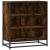 Dulap, stejar fumuriu, 68x35x76 cm, lemn prelucrat și metal GartenMobel Dekor
