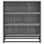 Dulap, gri sonoma, 68x35x76 cm, lemn prelucrat și metal GartenMobel Dekor