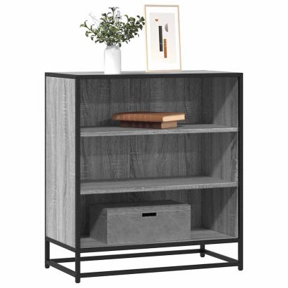 Dulap, gri sonoma, 68x35x76 cm, lemn prelucrat și metal GartenMobel Dekor
