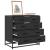 Dulap cu sertare, negru, 70x41x70 cm, lemn compozit GartenMobel Dekor