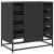 Dulap cu sertare, negru, 70x41x70 cm, lemn compozit GartenMobel Dekor