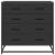 Dulap cu sertare, negru, 70x41x70 cm, lemn compozit GartenMobel Dekor