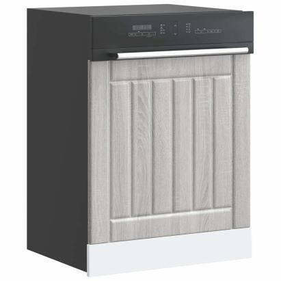 Panou pentru mașină de spălat vase „Lucca” Lemn Sonoma gri GartenMobel Dekor