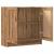 Bibliotecă, stejar artizanal, 82,5x30,5x80 cm, lemn prelucrat GartenMobel Dekor