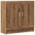 Bibliotecă, stejar artizanal, 82,5x30,5x80 cm, lemn prelucrat GartenMobel Dekor