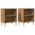 Noptiere 2 buc Stejar artizanal 40x30x50 cm Lemn prelucrat GartenMobel Dekor