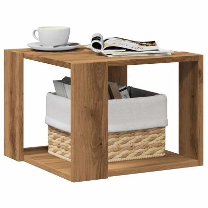 Măsuță cafea, stejar artizanal, lemn vechi, lemn prelucrat GartenMobel Dekor