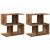 Noptiere, 2 buc., lemn vechi, 50x30x51,5 cm, PAL GartenMobel Dekor