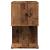 Noptiere, 2 buc., lemn vechi, 50x30x51,5 cm, PAL GartenMobel Dekor