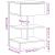 Noptiera Lemn Vechi 40x35x65 cm Lemn prelucrat GartenMobel Dekor