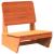 Scaune grădină 2 buc maro ceară 60x64x70,5 cm lemn masiv de pin GartenMobel Dekor